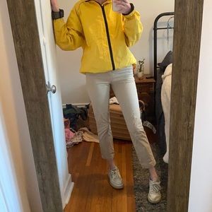 High waisted khaki pants